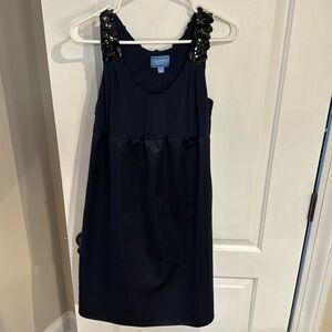 Simply Vera- Vera Wang Royal blue dress with sequin accent. Worn once, size 8